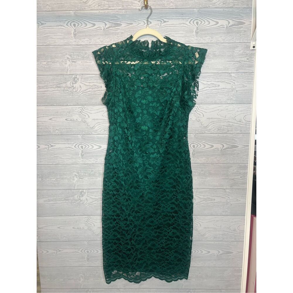Alexa B Green dress